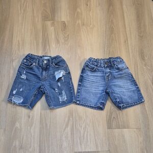 Levi's Kids Blue Denim Shorts Set
